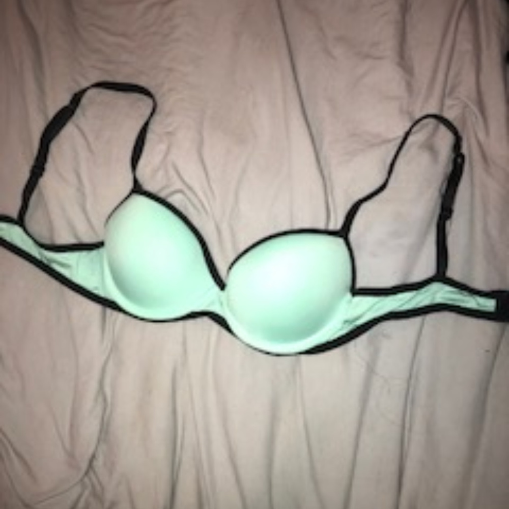 Mint Green Push Up Bra